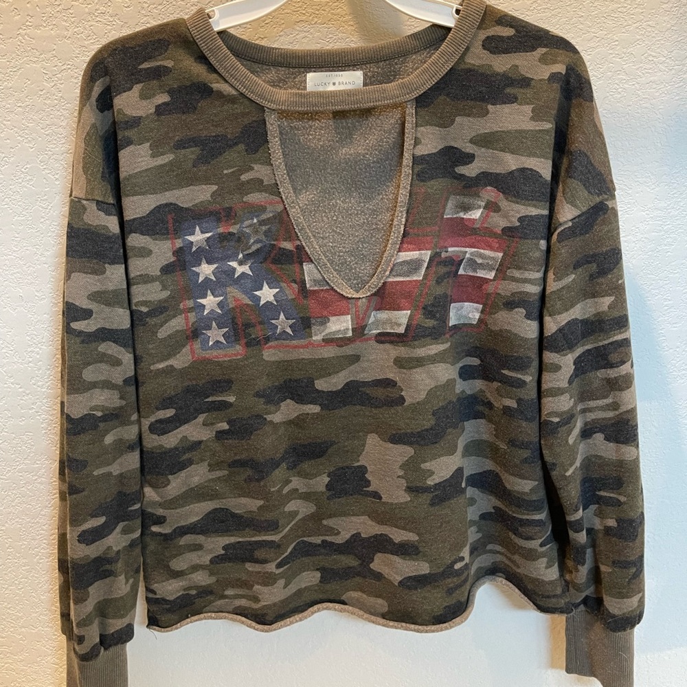 Lucky brand crop sweater